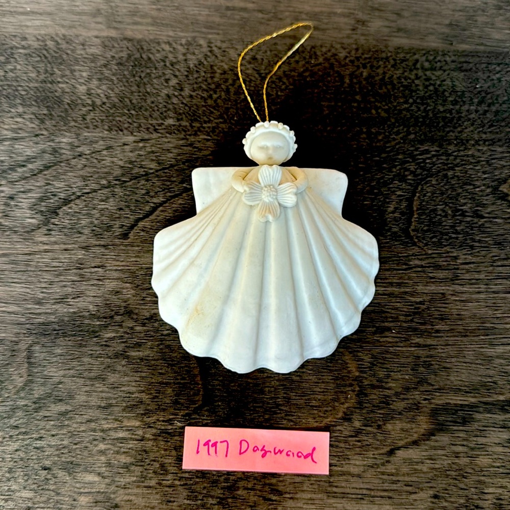 Margaret Furlong 1997 Porcelain “Dogwood”
Angel Christmas Ornament